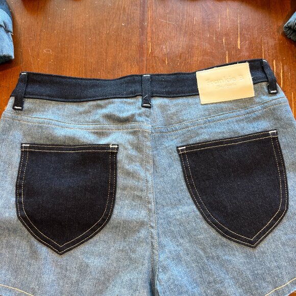 RARE Revolve x Chloe Denim Track Jacket and Shorts Size XS - Picture 6 of 16